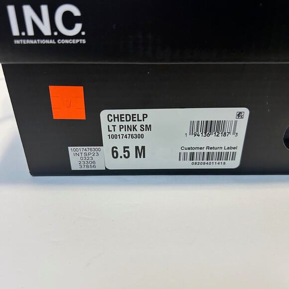 INC Chedel Pink Lace Up Wrapping Ankle Tie Dress Sandals 6.5M - Picture 2 of 10